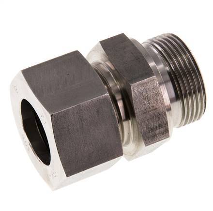 G 1 1/4'' Male x 30S Stainless steel Straight Cutting Ring with FKM Seal 400 Bar DIN 2353