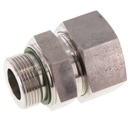 G 1 1/4'' Male x 38S Stainless steel Straight Cutting Ring with FKM Seal 315 Bar DIN 2353