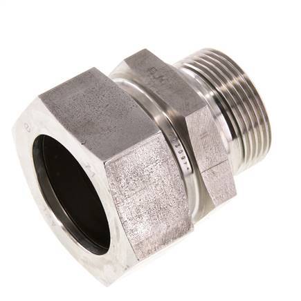 G 1 1/4'' Male x 42L Stainless steel Straight Cutting Ring with FKM Seal 160 Bar DIN 2353