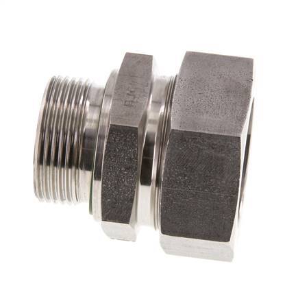 G 1 1/4'' Male x 42L Stainless steel Straight Cutting Ring with FKM Seal 160 Bar DIN 2353