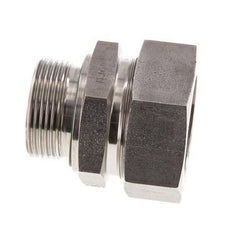 G 1 1/4'' Male x 42L Stainless steel Straight Cutting Ring with FKM Seal 160 Bar DIN 2353