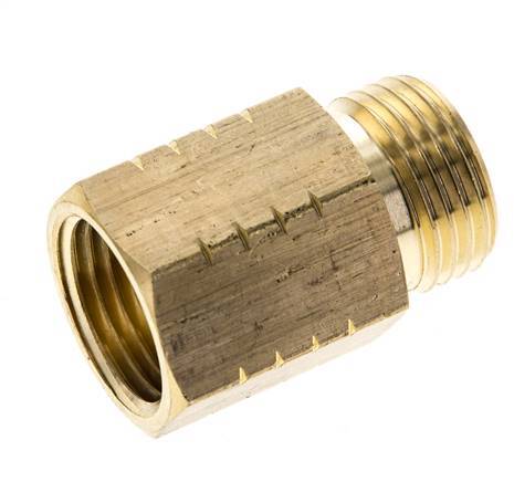 G 1/2'' x 1/2'' NPT M/F Brass Reducing Ring 16 Bar - Hydraulic