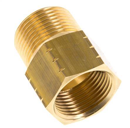R 1'' x 1'' NPT M/F Brass Reducing Ring 16 Bar - Hydraulic
