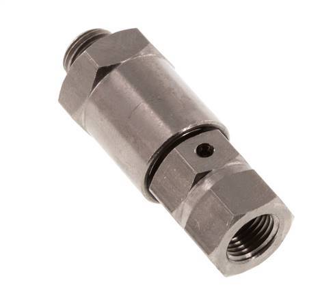 G 1/8'' M/F Nickel plated Brass Swivel Joint 10 Bar - High speed