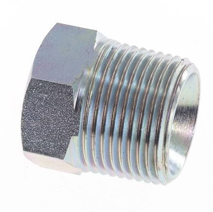 3/4'' NPT x 3/8'' NPT M/F Zinc plated Steel Reducing Ring 170 Bar - Hydraulic