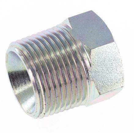 3/4'' NPT x 3/8'' NPT M/F Zinc plated Steel Reducing Ring 170 Bar - Hydraulic