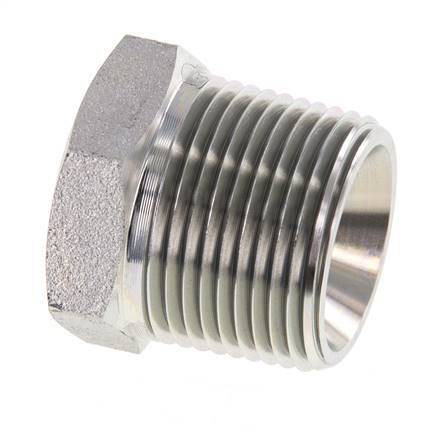 1'' NPT x 1/2'' NPT M/F Zinc plated Steel Reducing Ring 140 Bar - Hydraulic