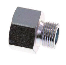 M18 x M22 M/F Zinc plated Steel Reducing Adapter 40 Bar - Hydraulic