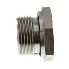 G 1'' x G 3/8'' M/F Zinc plated Steel Reducing Adapter 400 Bar - Hydraulic