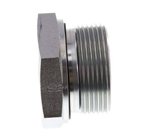 G 1 1/2'' x G 1/2'' M/F Zinc plated Steel Reducing Adapter 315 Bar - Hydraulic