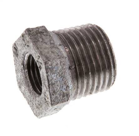 R 1/2'' x Rp 1/4'' M/F Zinc plated Cast iron Reducing Ring 25 Bar [5 Pieces]