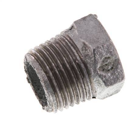 R 1/2'' x Rp 3/8'' M/F Zinc plated Cast iron Reducing Ring 25 Bar [5 Pieces]