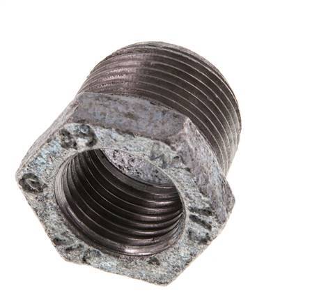 R 3/4'' x Rp 1/2'' M/F Zinc plated Cast iron Reducing Ring 25 Bar [5 Pieces]