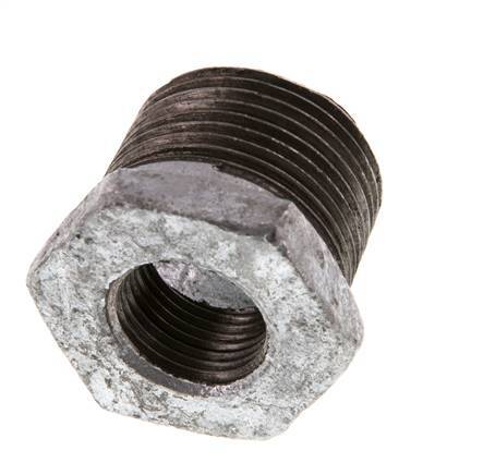 R 3/4'' x Rp 3/8'' M/F Zinc plated Cast iron Reducing Ring 25 Bar [5 Pieces]
