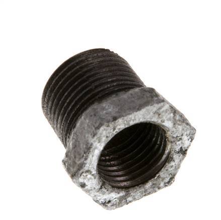 R 3/8'' x Rp 1/4'' M/F Zinc plated Cast iron Reducing Ring 25 Bar [5 Pieces]