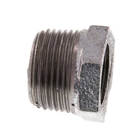 R 1'' x Rp 3/4'' M/F Zinc plated Cast iron Reducing Ring 25 Bar [5 Pieces]
