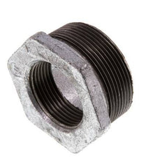 R 2'' x Rp 1 1/4'' M/F Zinc plated Cast iron Reducing Ring 25 Bar