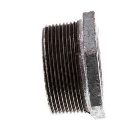 R 2'' x Rp 1 1/4'' M/F Zinc plated Cast iron Reducing Ring 25 Bar