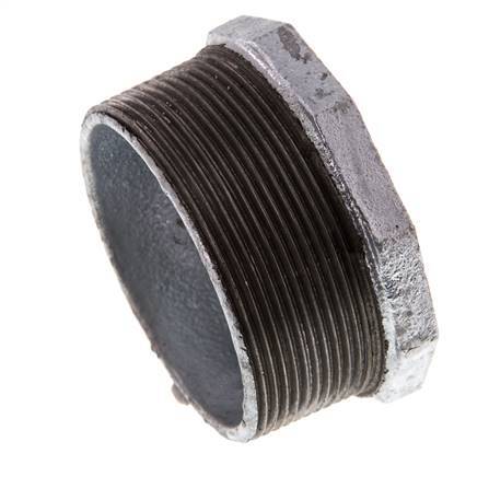 R 2 1/2'' x Rp 1 1/2'' M/F Zinc plated Cast iron Reducing Ring 25 Bar