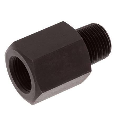 3/8'' NPT x G 3/8'' M/F Nitrified steel Reducing Ring 700 Bar - Hydraulic