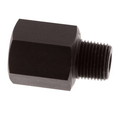 3/8'' NPT x G 3/8'' M/F Nitrified steel Reducing Ring 700 Bar - Hydraulic
