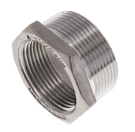 1 1/2'' NPT x 1 1/4'' NPT M/F Stainless steel Reducing Ring 16 Bar
