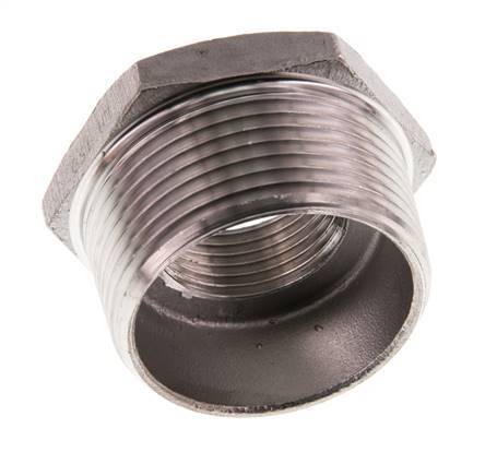 R 1 1/4'' x Rp 3/4'' M/F Stainless steel Reducing Ring 16 Bar