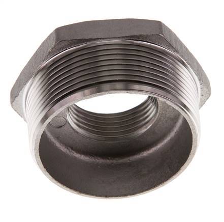R 2'' x Rp 1'' M/F Stainless steel Reducing Ring 16 Bar
