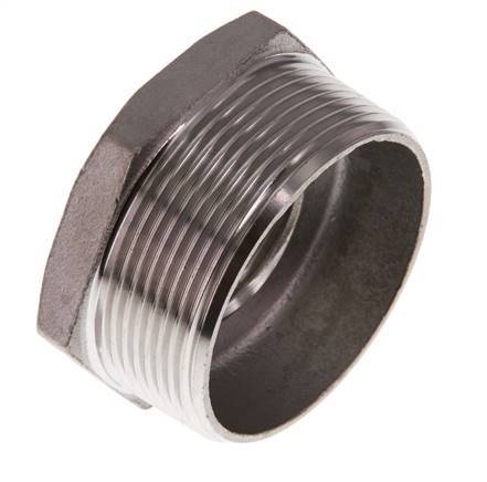 R 2'' x Rp 1'' M/F Stainless steel Reducing Ring 16 Bar