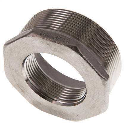 R 2 1/2'' x Rp 1 1/2'' M/F Stainless steel Reducing Ring 16 Bar