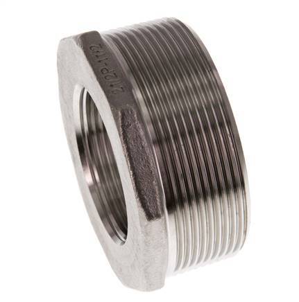 R 2 1/2'' x Rp 1 1/2'' M/F Stainless steel Reducing Ring 16 Bar