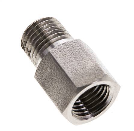 1/4'' NPT x 1/4'' NPT M/F Stainless steel Extension 345 Bar - Hydraulic