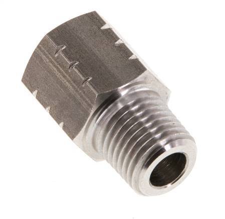 R 1/4'' x 1/4'' NPT M/F Stainless steel Reducing Ring 40 Bar - Hydraulic
