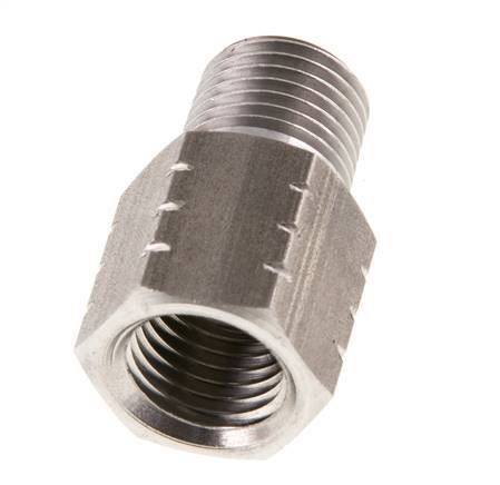 R 1/4'' x 1/4'' NPT M/F Stainless steel Reducing Ring 40 Bar - Hydraulic