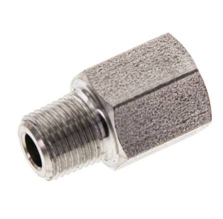 1/8'' NPT x 1/8'' NPT M/F Stainless steel Extension 345 Bar - Hydraulic