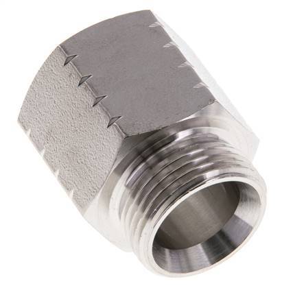 G 3/4'' x 3/4'' NPT M/F Stainless steel Reducing Ring 40 Bar - Hydraulic