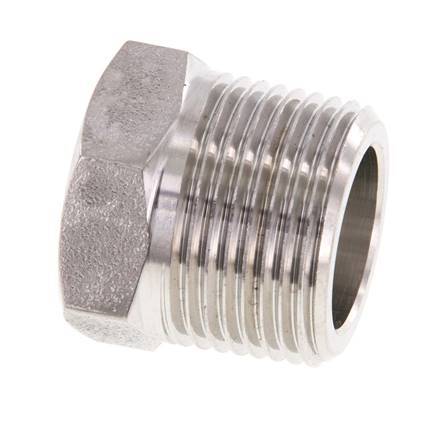 3/4'' NPT x 1/2'' NPT M/F Stainless steel Reducing Ring 170 Bar - Hydraulic