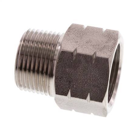 3/4'' NPT x G 3/4'' M/F Stainless steel Reducing Ring 40 Bar - Hydraulic
