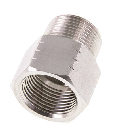 R 3/4'' x 3/4'' NPT M/F Stainless steel Reducing Ring 40 Bar - Hydraulic