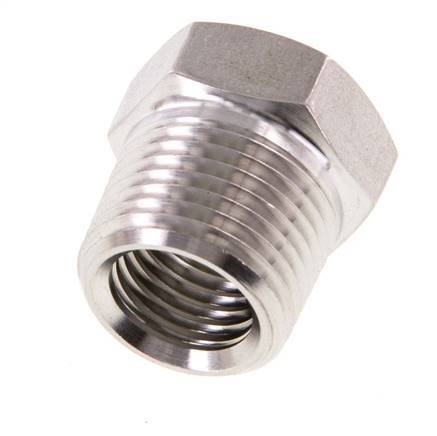 3/8'' NPT x 1/4'' NPT M/F Stainless steel Reducing Ring 210 Bar - Hydraulic