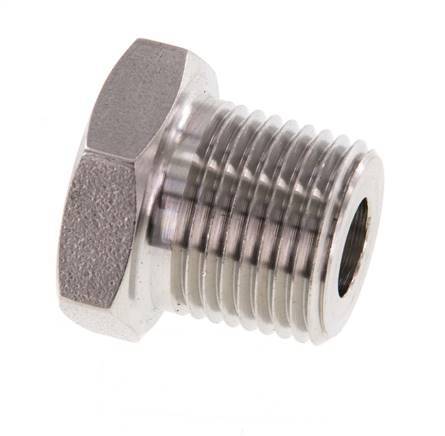 3/8'' NPT x 1/8'' NPT M/F Stainless steel Reducing Ring 210 Bar - Hydraulic