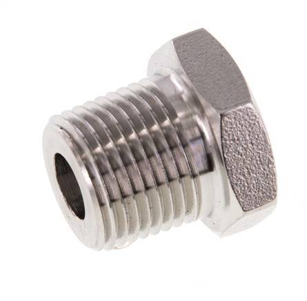3/8'' NPT x 1/8'' NPT M/F Stainless steel Reducing Ring 210 Bar - Hydraulic