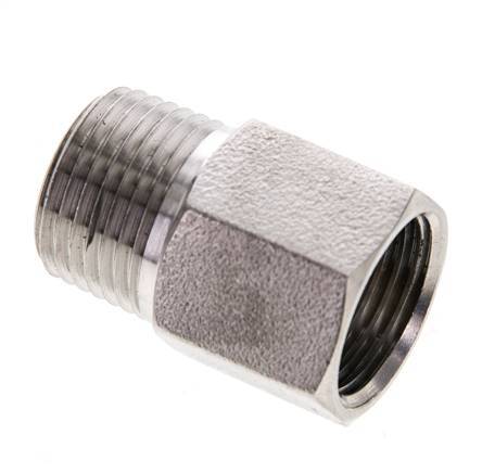 3/8'' NPT x 3/8'' NPT M/F Stainless steel Extension 345 Bar - Hydraulic