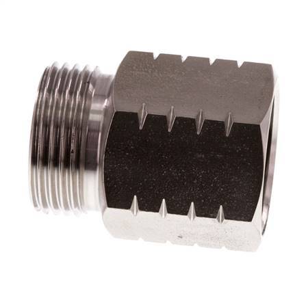 G 1'' x 1'' NPT M/F Stainless steel Reducing Ring 40 Bar - Hydraulic