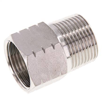 R 1'' x 1'' NPT M/F Stainless steel Reducing Ring 40 Bar - Hydraulic