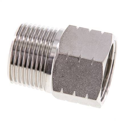R 1'' x 1'' NPT M/F Stainless steel Reducing Ring 40 Bar - Hydraulic
