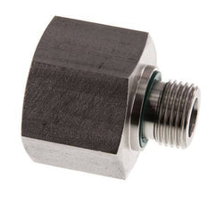 G 1/2'' x G 1'' M/F Stainless steel Reducing Adapter 400 Bar - Hydraulic