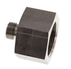 G 1/2'' x G 1 1/4'' M/F Stainless steel Reducing Adapter 400 Bar - Hydraulic