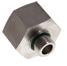 G 3/4'' x G 1 1/2'' M/F Stainless steel Reducing Adapter 315 Bar - Hydraulic