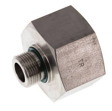 G 3/4'' x G 1 1/2'' M/F Stainless steel Reducing Adapter 315 Bar - Hydraulic